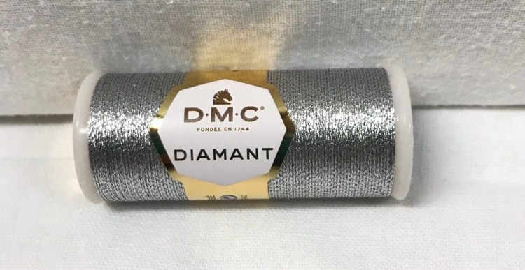 Fil métallisé Diamant D415 argent