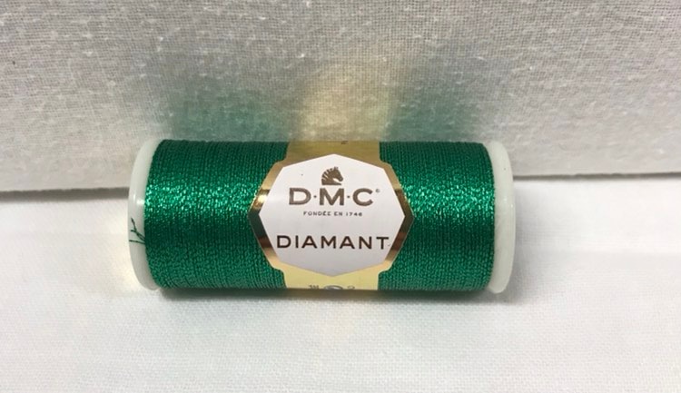 Fil métallisé Diamant D699 vert